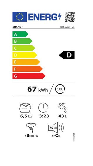 LAVE LINGE TOP BRANDT BT652AT-02